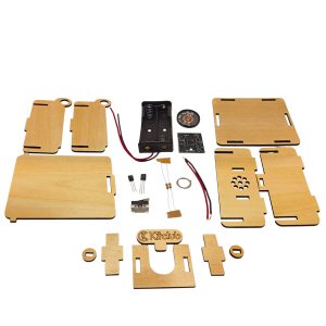 قطعات چوبی و اقلام الکترونیکی کیت جعبه موزیکال